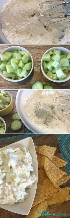 Oh So Simple Creamy Cucumber Dip