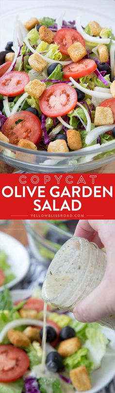 Olive Garden Salad Dressing Copycat