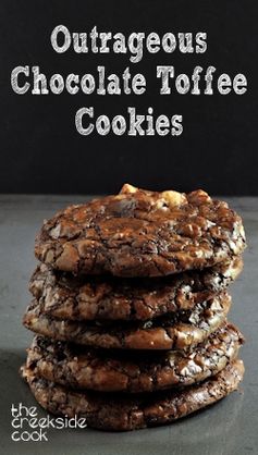 Outrageous Chocolate Toffee Cookies