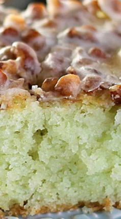 Pistachio Poke Cake