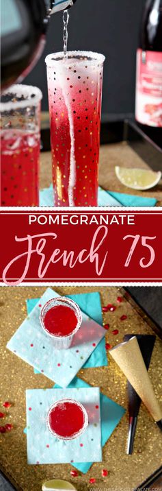 Pomegranate French 75