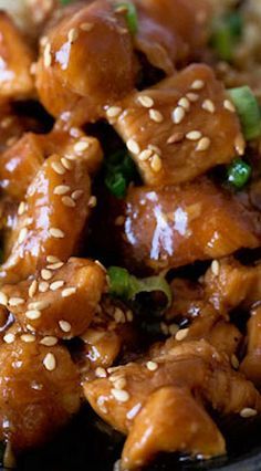 Pressure Cooker Honey Sesame Chicken