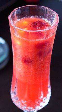 Raspberry Mango Bellini