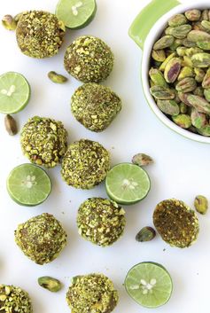 Raw Key Lime Pistachio Bites