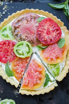 Ricotta Heirloom Tomato Tart (Gluten Free