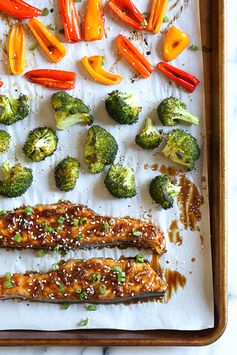 Sheet Pan Teriyaki Salmon and Vegetables