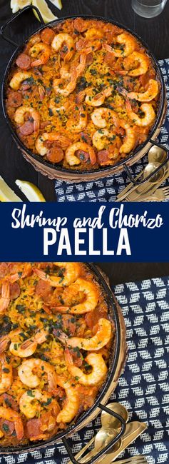 Shrimp and Chorizo Paella