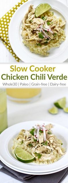 Slow Cooker Chicken Chile Verde