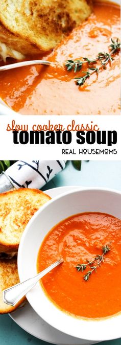 Slow Cooker Classic Tomato Soup