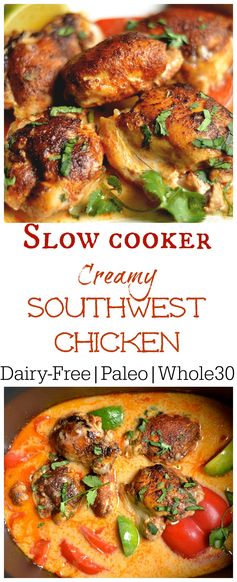 Slow Cooker Creamy Southwest Chicken