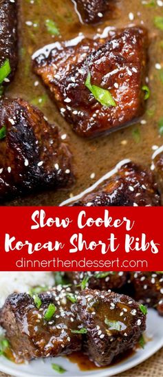 Slow Cooker Korean Short Ribs