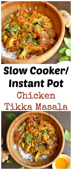 Slow Cooker (or Instant Pot Chicken Tikka Masala