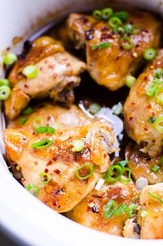 Slow Cooker Thai Chicken Thighs