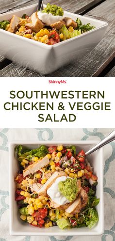 Southwestern Chicken & Veggie Salad