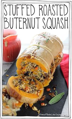 Stuffed Roasted Butternut Squash