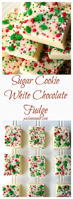 Sugar Cookie White Chocolate Fudge