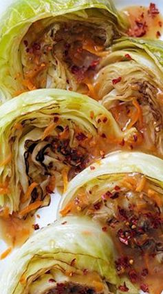 Sweet and Spicy Braised Cabbage