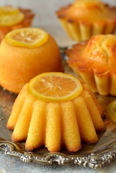 Syrupy Lemon, Olive Oil & Semolina Cakes