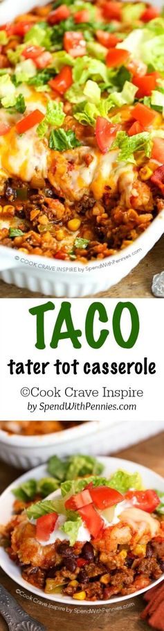 Taco Tater Tot Casserole