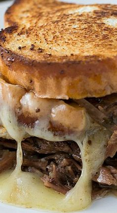 Tavern Style Pot Roast Grilled Cheese