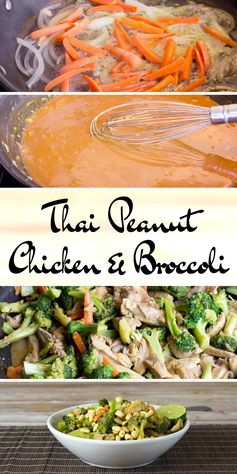 Thai Peanut Chicken & Broccoli