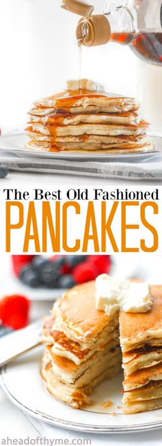 The Best Old Fashioned Pancakes