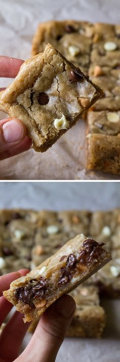 Triple Chip Cookie Bars