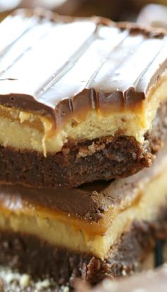 Twix Truffle Brownies