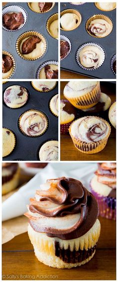 Ultimate Marble Cupcakes