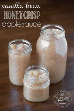 Vanilla Bean Honeycrisp Applesauce