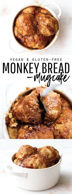 Vegan Monkey Bread Mug Cake