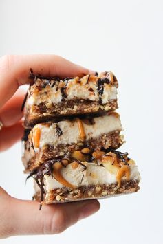 Vegan Snickers Cheesecake