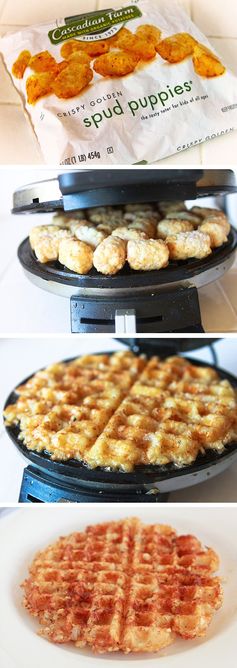 Waffle-Iron Hashbrowns