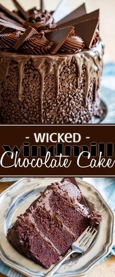 Wicked Windmill Chocolate Cake