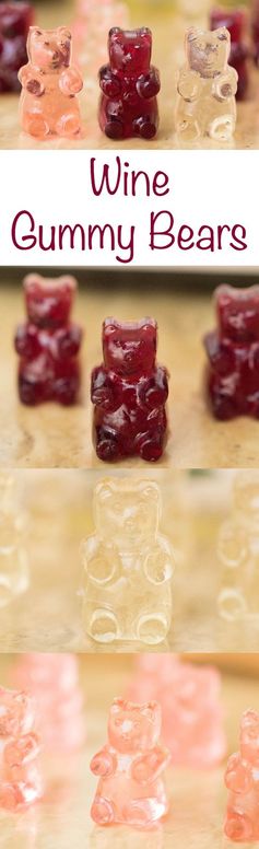 Wine Gummy Bears Recipe (Red, White, & Rosé