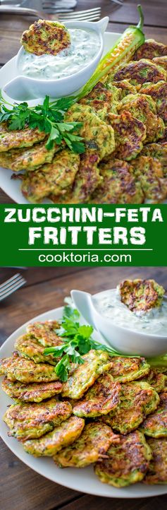 Zucchini Feta Fritters