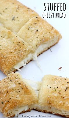 15 minutes Stuffed Cheesy Bread