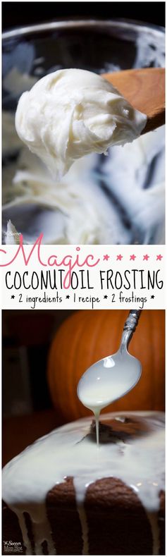 2-Ingredient “Magic” Coconut Oil Frosting