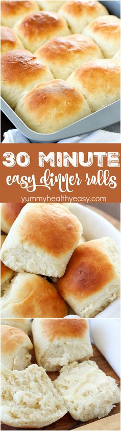 30 Minute Easy Dinner Rolls (Small Batch
