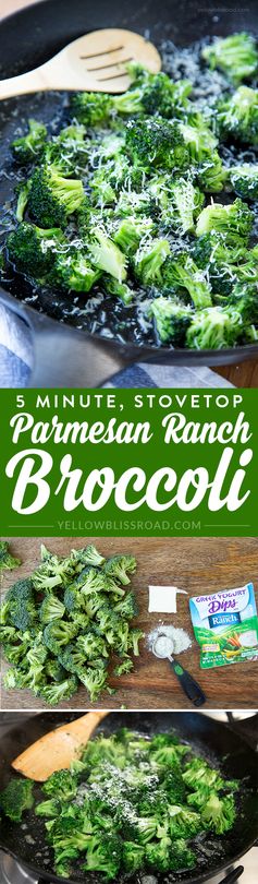 5-Minute Parmesan Ranch Broccoli