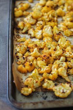 “Cheesy” Vegan Roasted Cauliflower