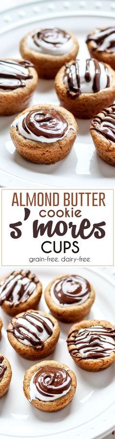 Almond Butter Cookie S'mores Cups [ grain-free ]