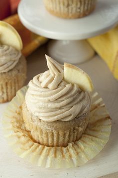 Apple Cider Cupcakes and Brown Sugar Cinnamon Buttercream