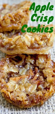 Apple Crisp Cookies