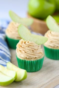 Apple Peanut Butter Cupcakes