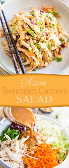 Asian Shredded Chicken Salad