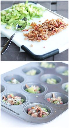 Bacon Avocado Ranch Egg Muffins (Paleo & Whole 30 compliant