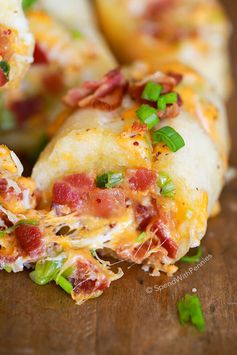 Bacon Cheddar Garlic Bread