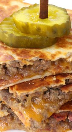 Bacon Cheeseburger Quesadillas