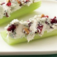 Bacon-Cranberry-Walnut Stuffed Celery